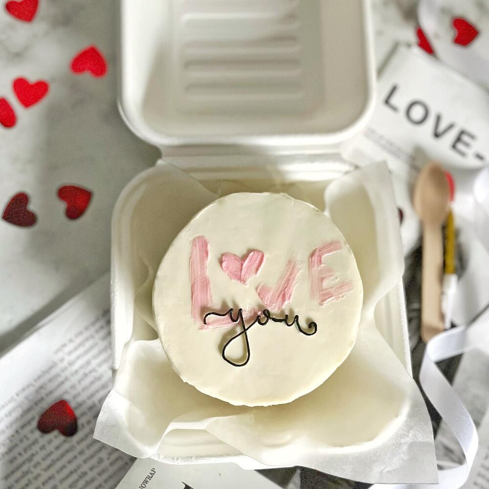 Бенто торт love you в подарок любимому человеку