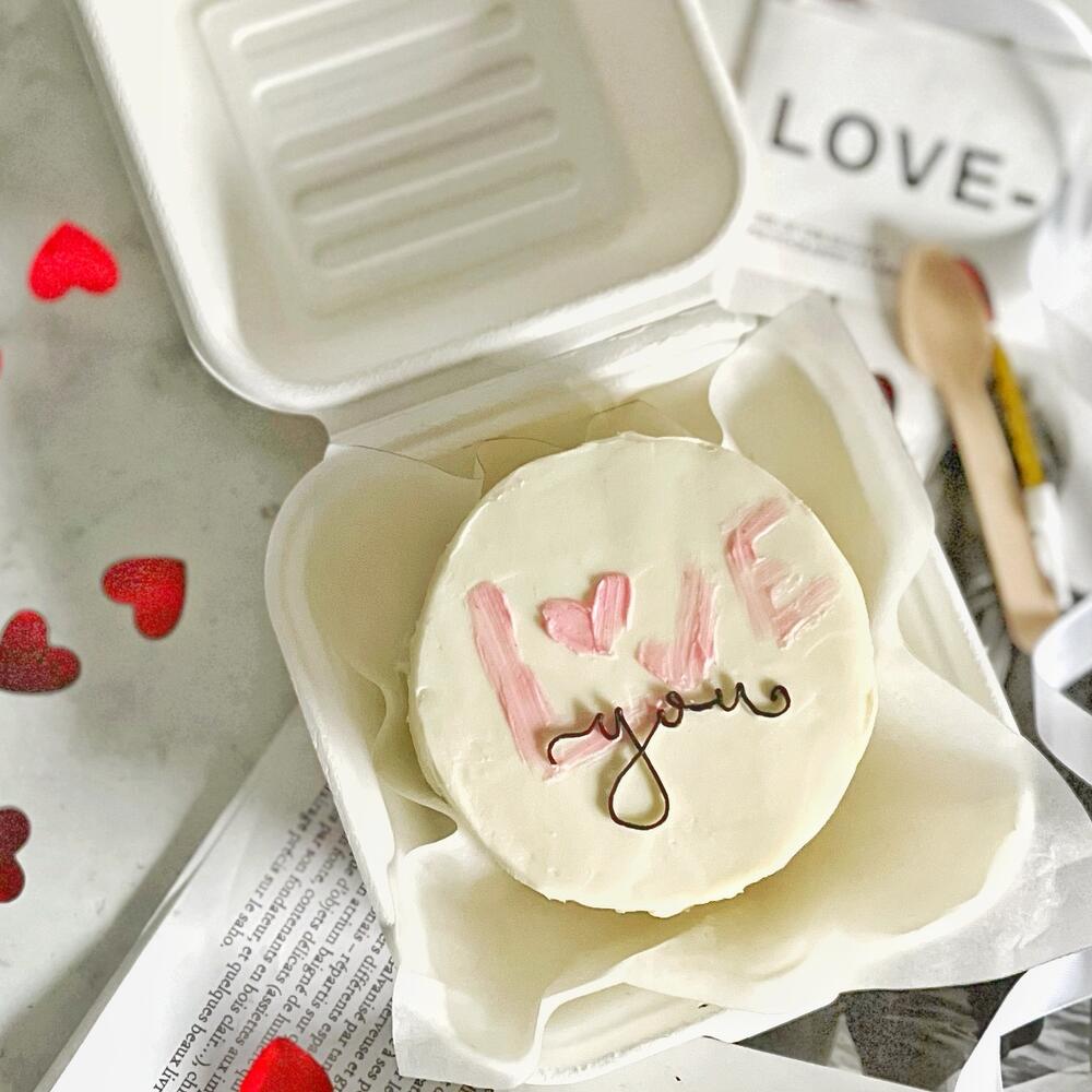 Бенто торт love you в подарок любимому человеку