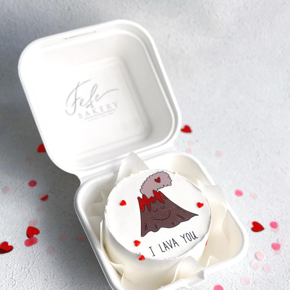 Бенто торт «love you».2