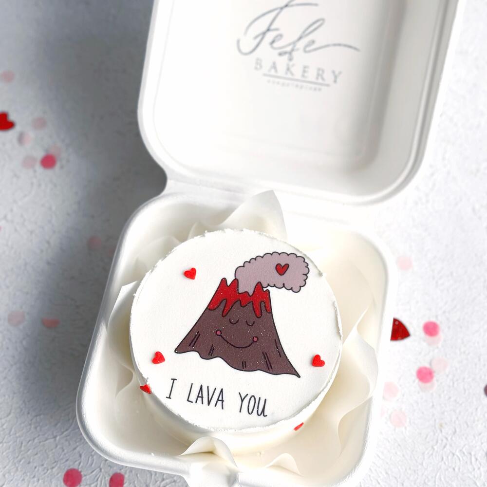 Бенто торт «love you».2