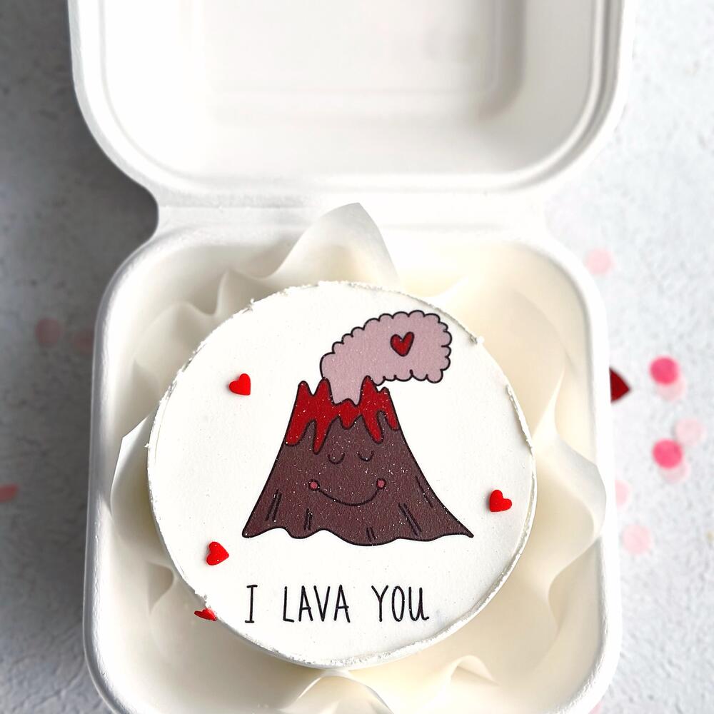 Бенто торт «love you».2