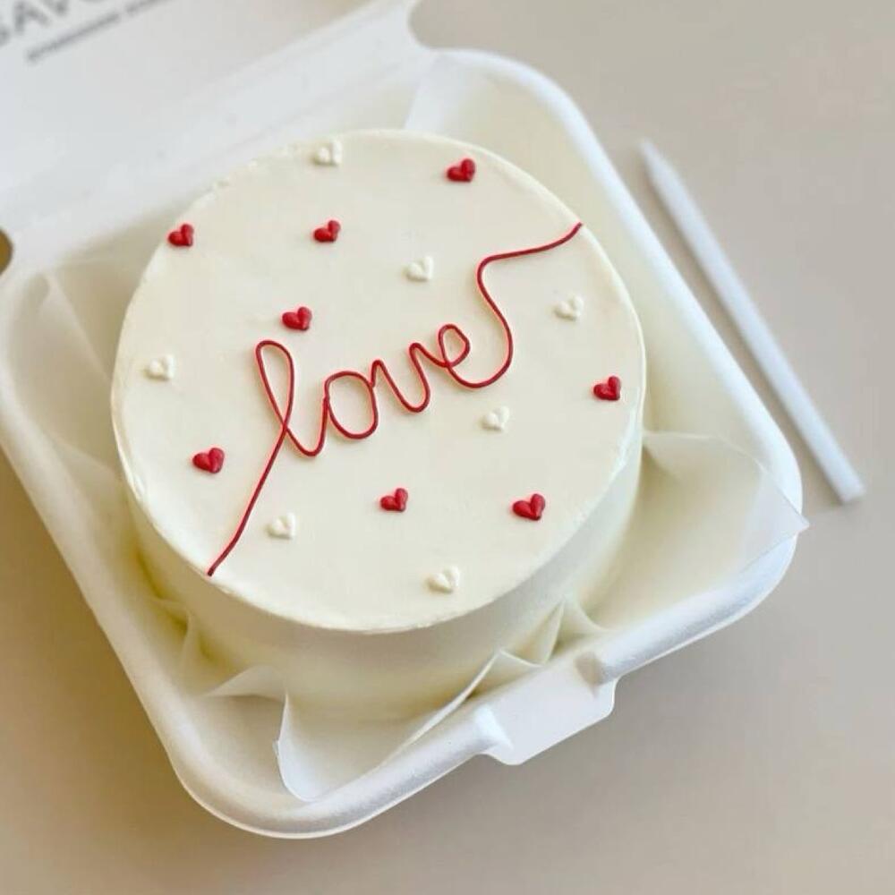 Бенто-торт love/день рождения/Валентинка,подарок девушке,день святого Валентина,день влюбленных