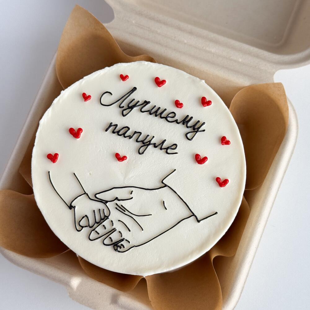 Бенто торт Лучшему папуле