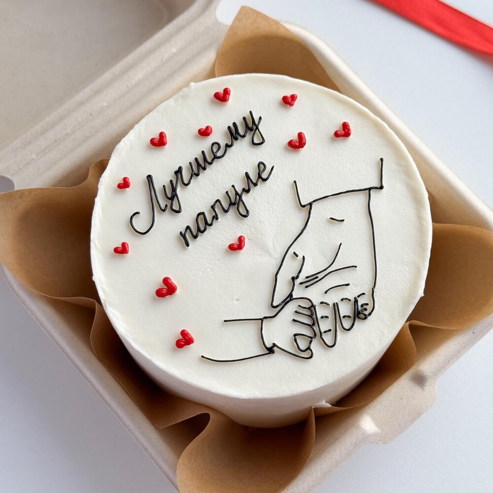 Бенто торт Лучшему папуле