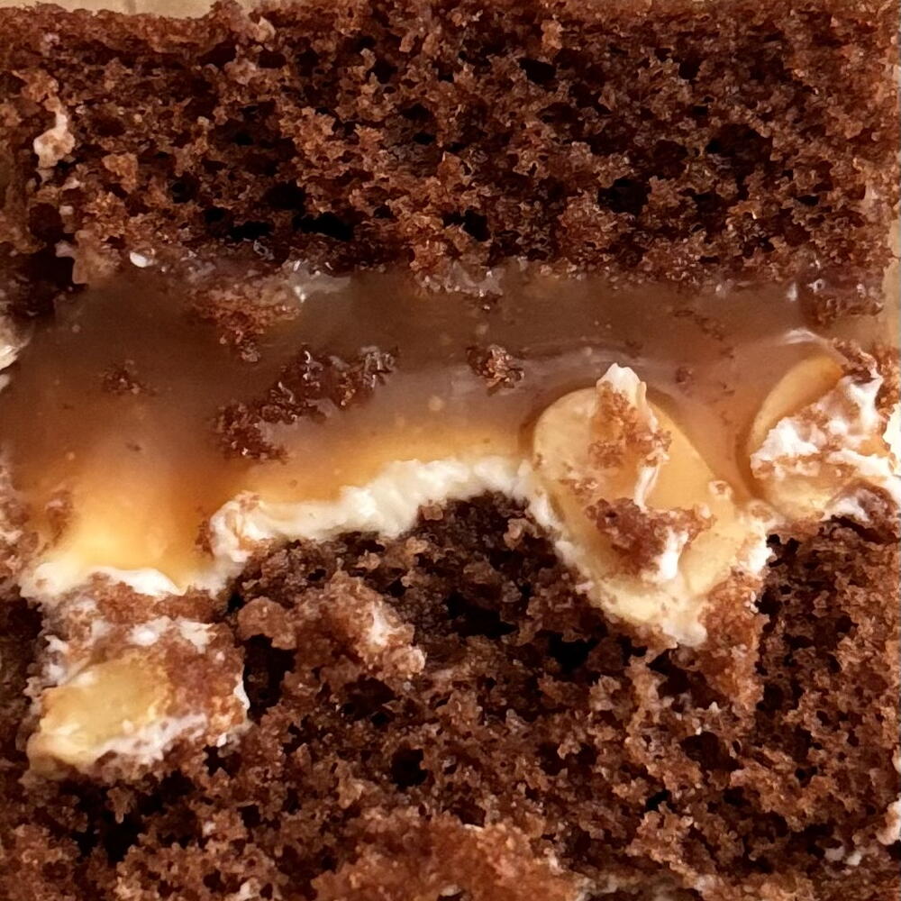 Бенто-торт лучшей маме «best mom» шоколад-сникерс