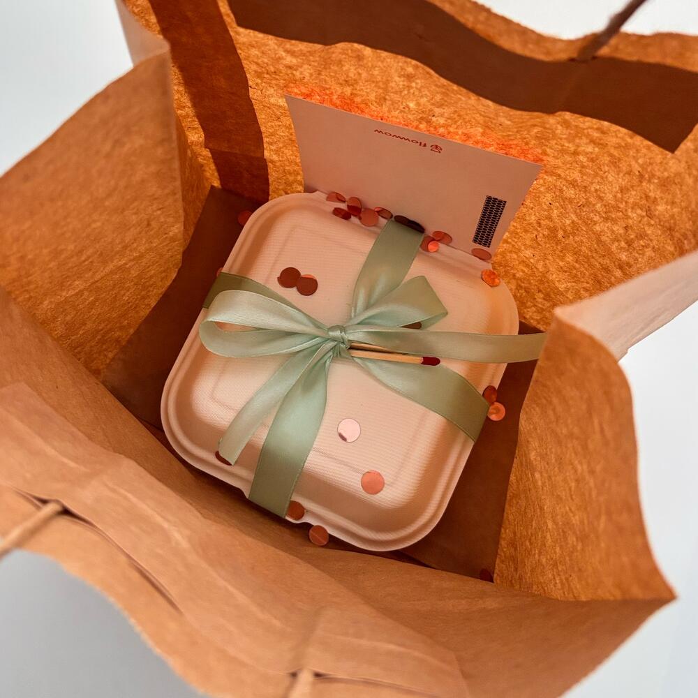 Бенто-торт лучшей маме «best mom» шоколад-сникерс