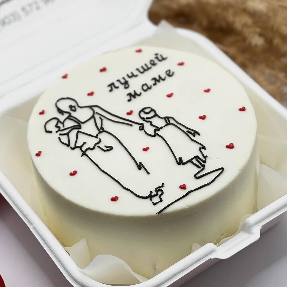 Бенто торт "Лучшей маме" XL 700гр