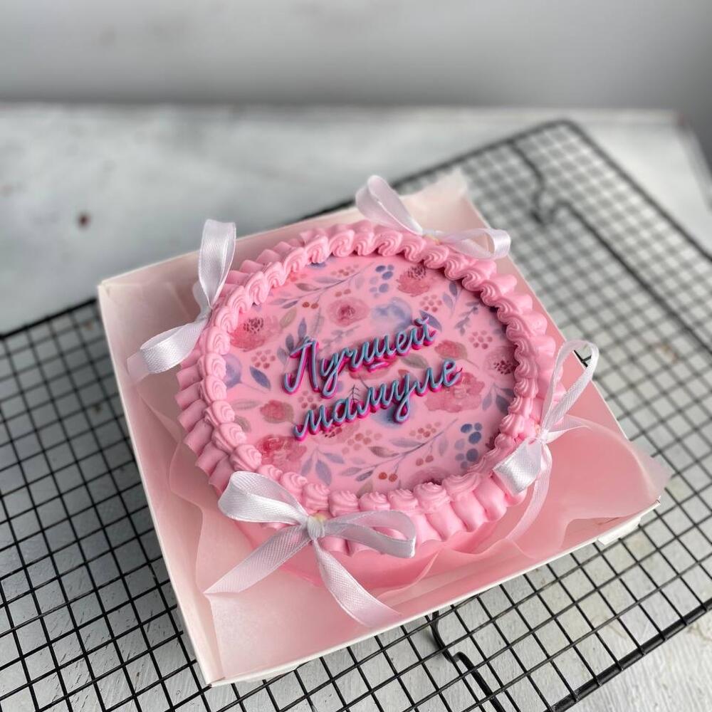 Бенто торт «Лучшей мамуле»