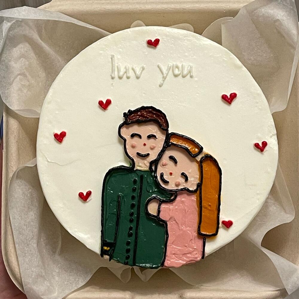 Бенто-торт «luv you
