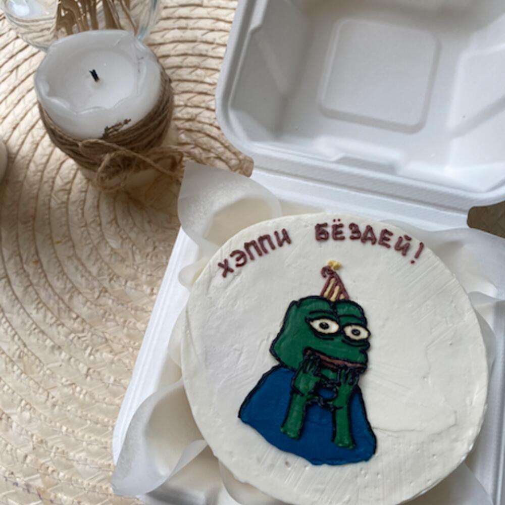 Бенто торт " Лягушка " На день рождение