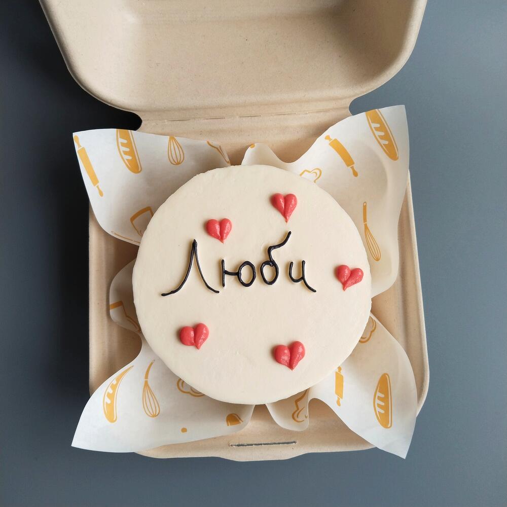 Бенто торт «люби!»