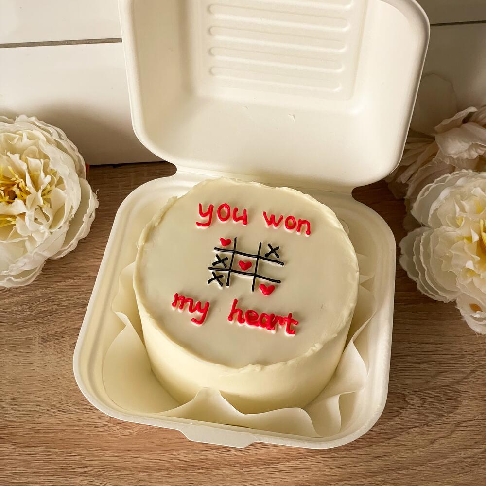 Бенто торт любимому бенто любимой подарок на 14 февраля бенто