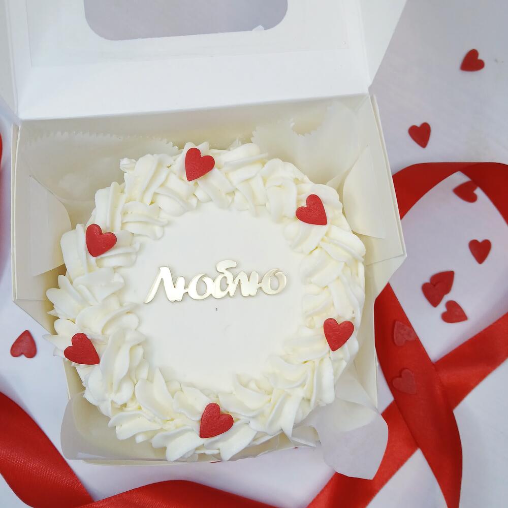 Бенто торт любимому человеку, люблю