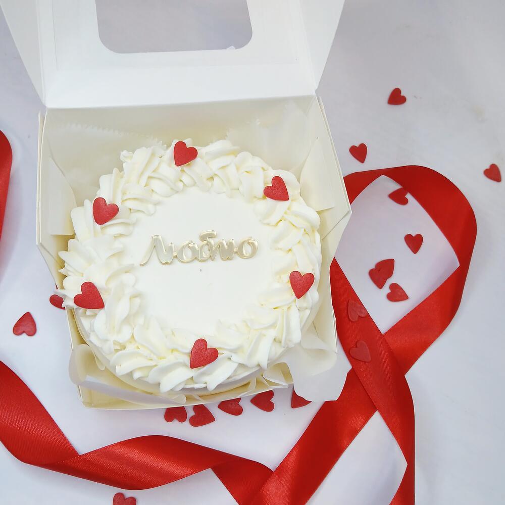 Бенто торт любимому человеку, люблю