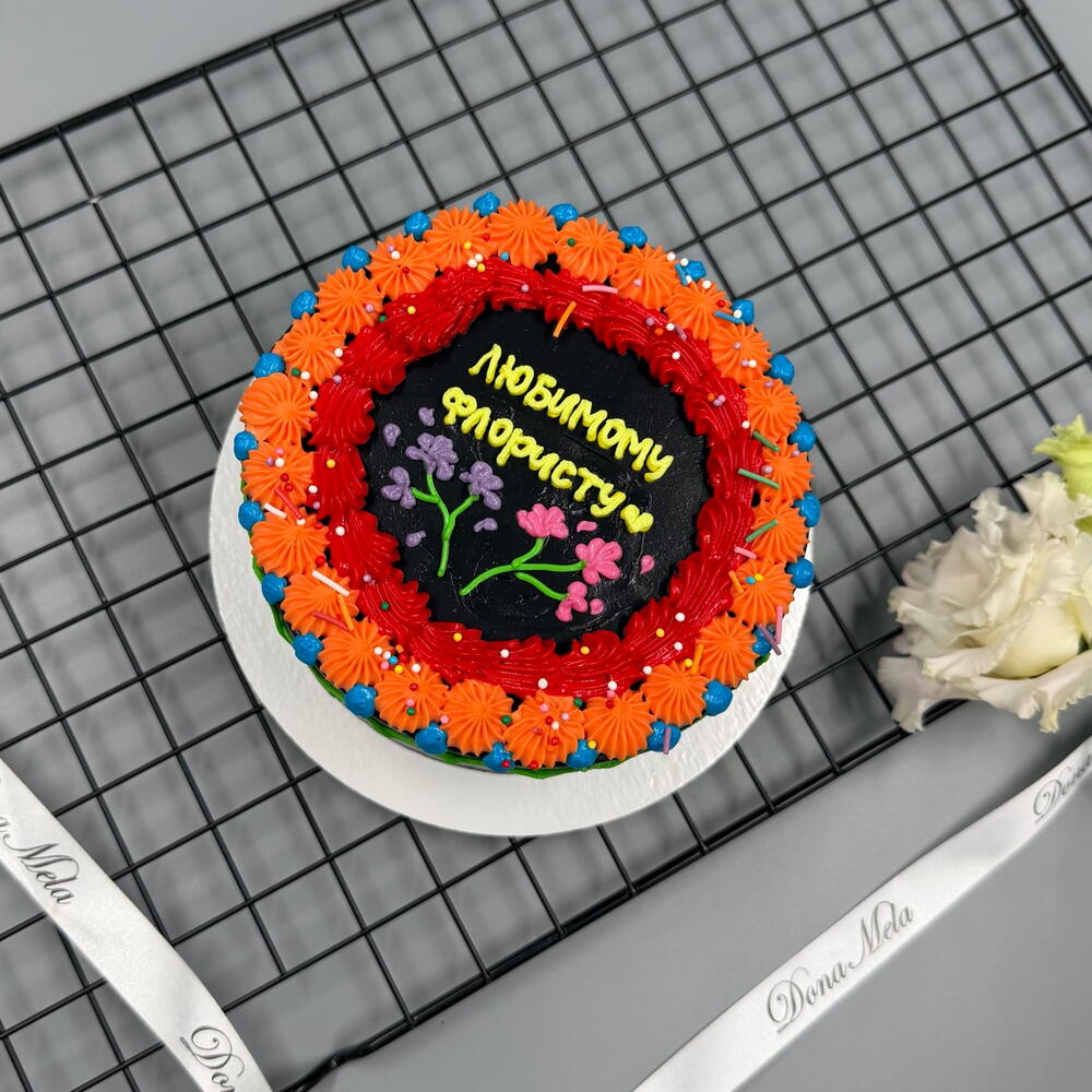 Бенто торт любимому флористу