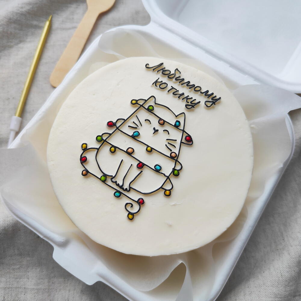 Бенто торт «Любимому котику»