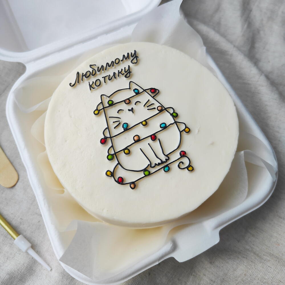 Бенто торт «Любимому котику»