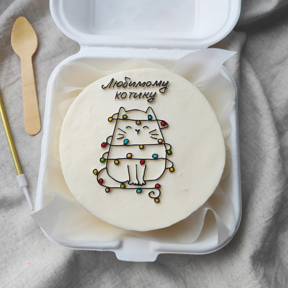 Бенто торт «Любимому котику»