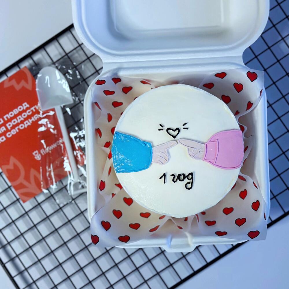 Бенто торт любимому, любимой, парню, девушке