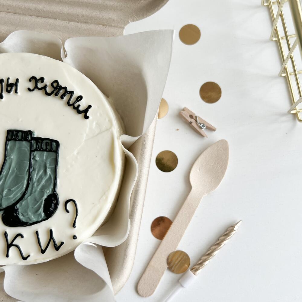 Бенто торт любимому мужу, парню, коллеге, брату на 23 февраля