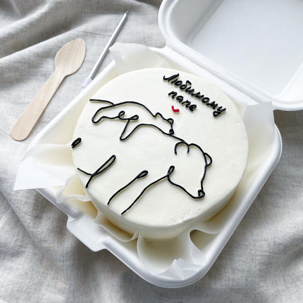 Бенто торт любимому папе с мишками