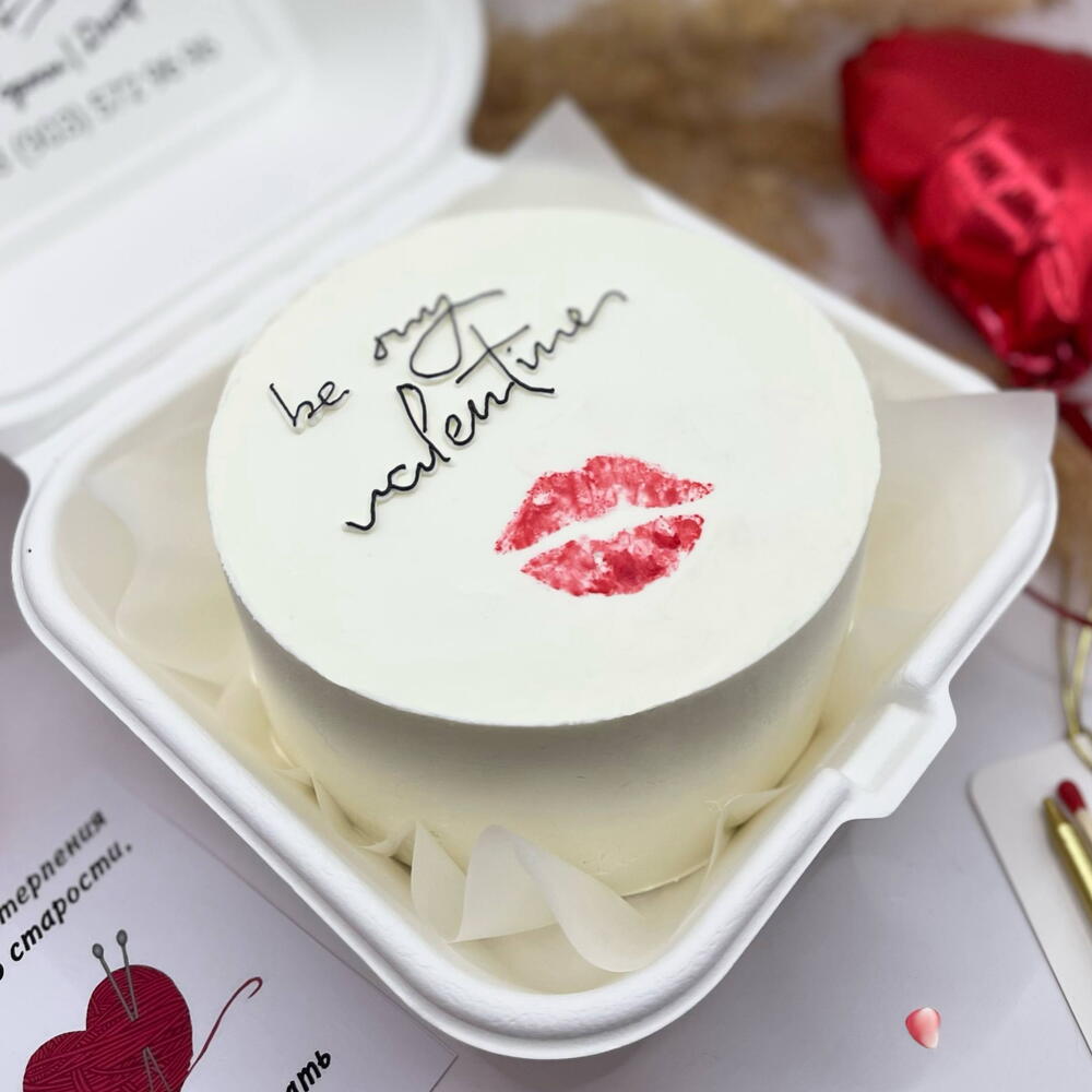 Бенто торт любимому парню / мужу, на 14 февраля, день влюбленных XL 700гр