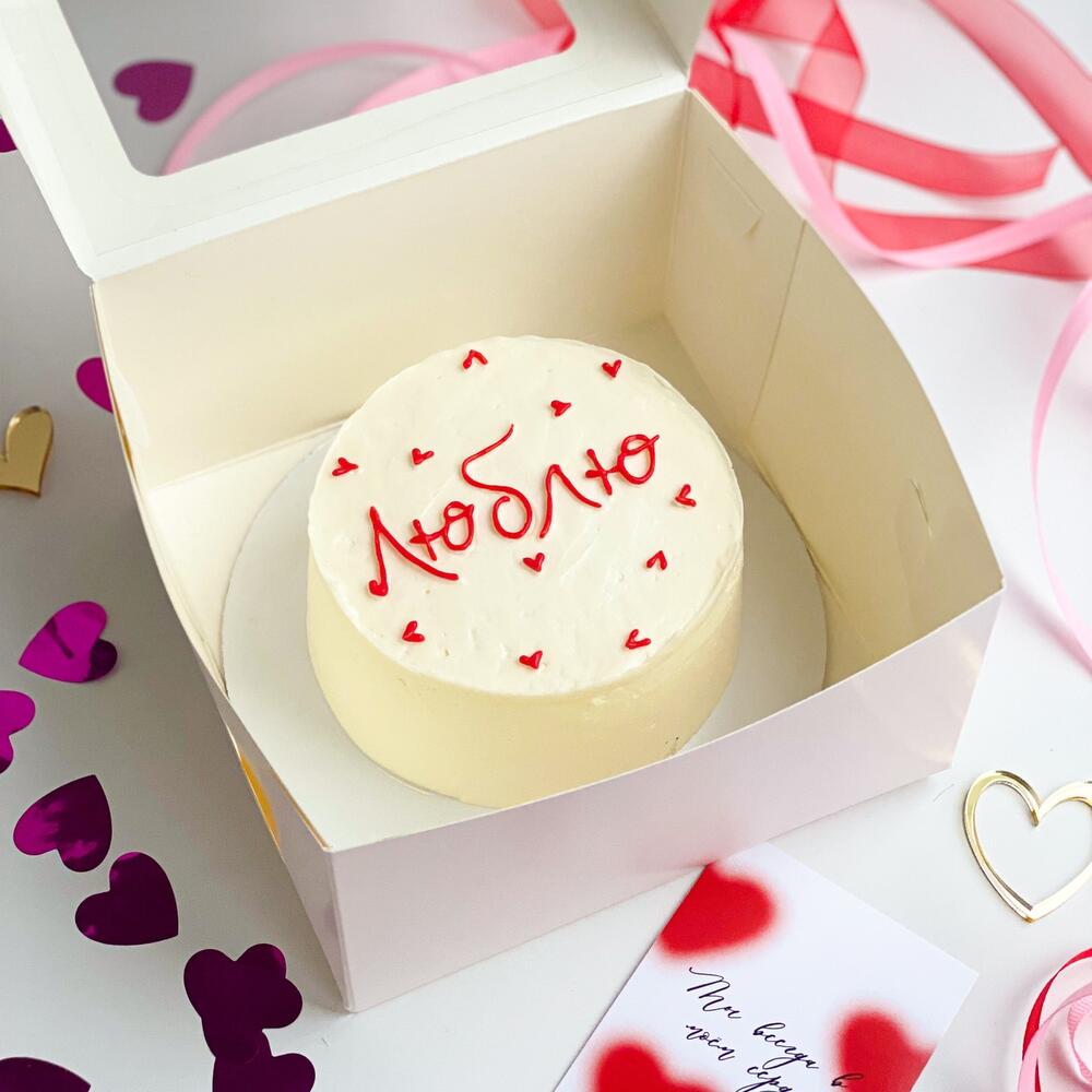 Бенто торт любимому в подарок 500 гр