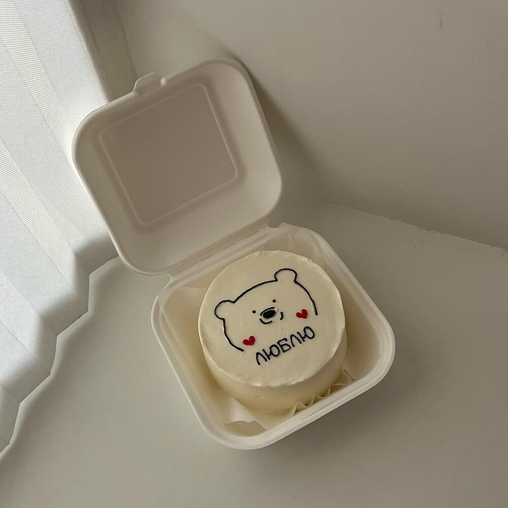 Бенто торт любимому/любимой на 14 февраля