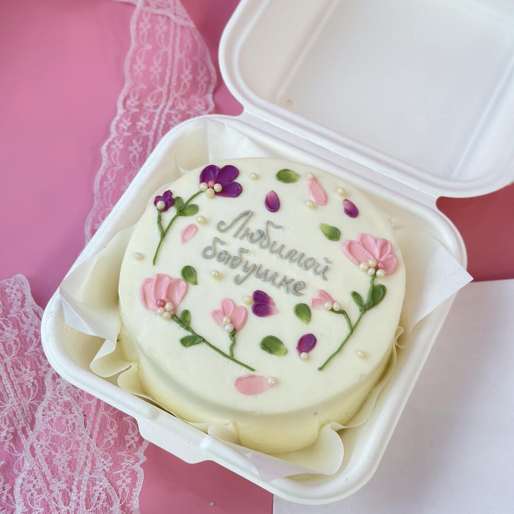 Бенто-торт любимой бабушке