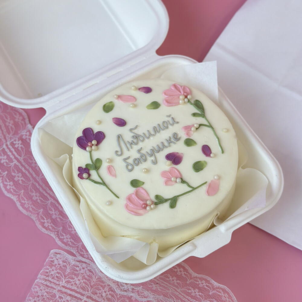 Бенто-торт любимой бабушке