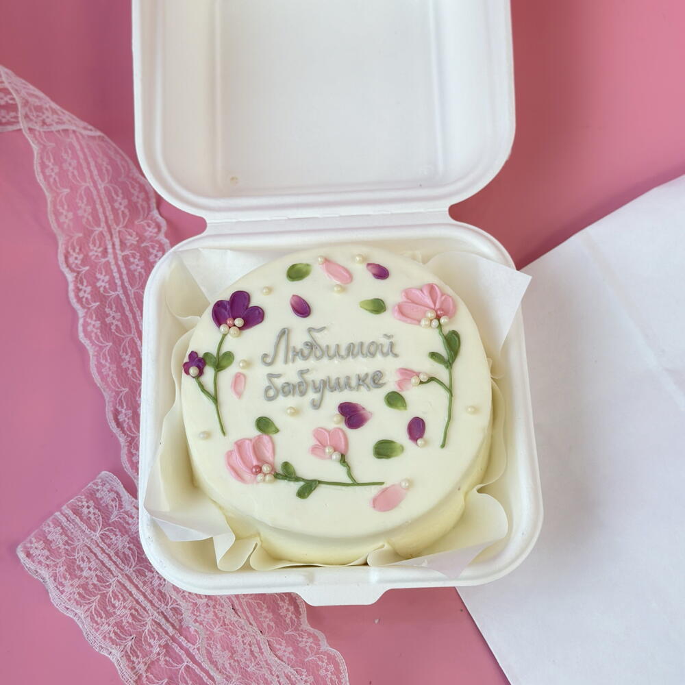 Бенто-торт любимой бабушке