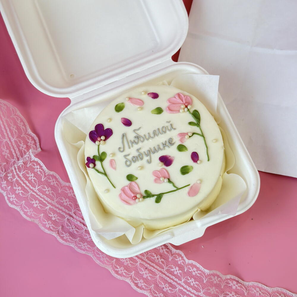 Бенто-торт любимой бабушке