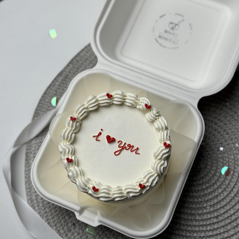 Бенто-торт любимой любимому на 14 февраля день влюбленных жене мужу парню девушке