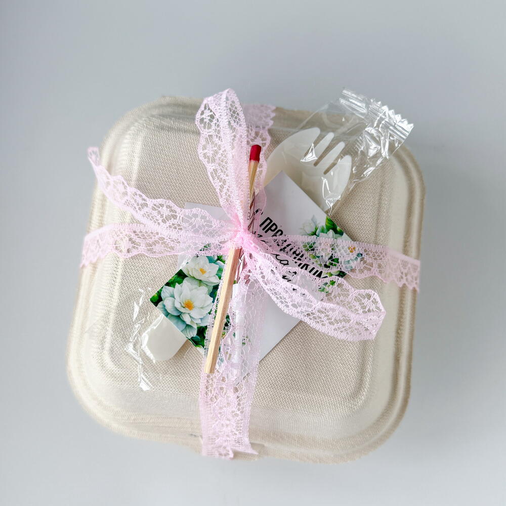 Бенто торт любимой маме с рисунком слоников