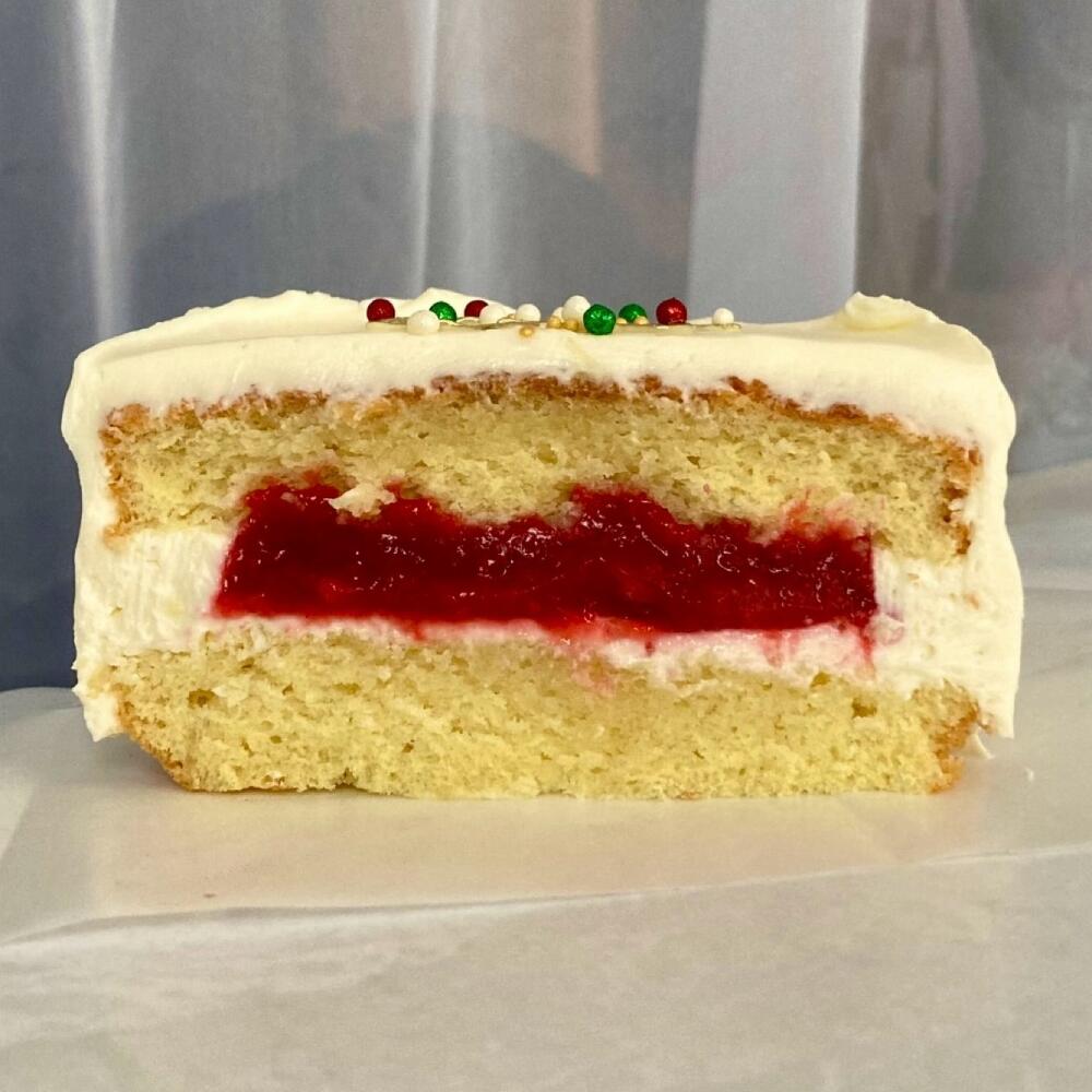 Бенто-торт любимой маме ваниль-клубника