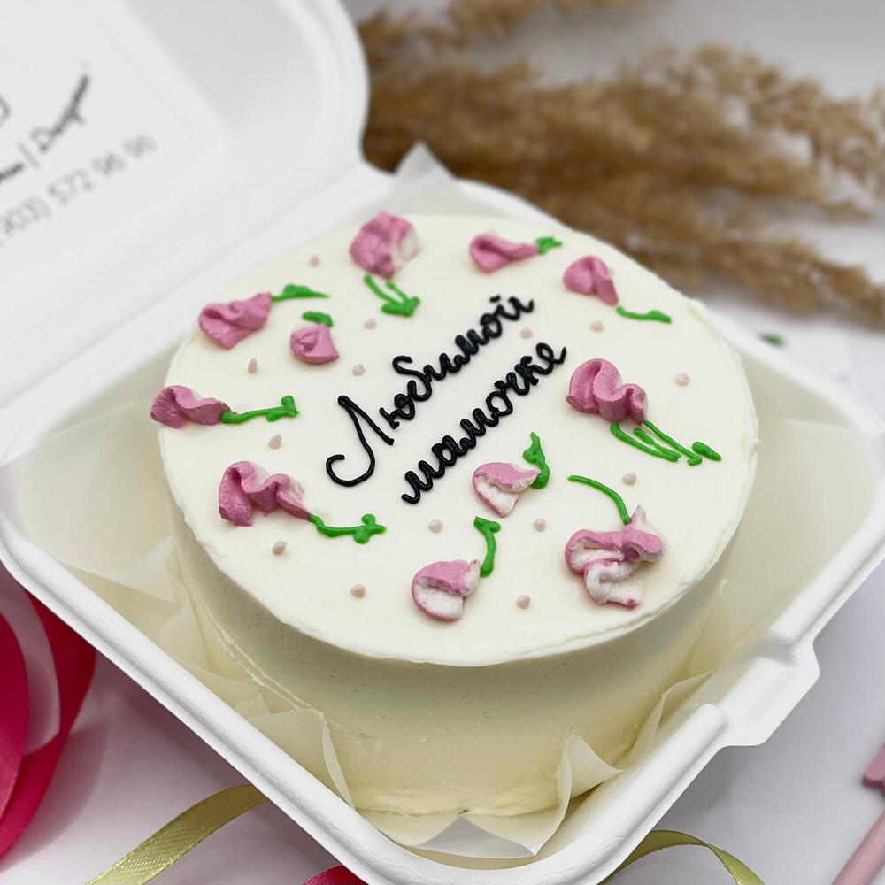 Бенто торт «Любимой мамочке» для мамы / на День Матери ️XL 700гр