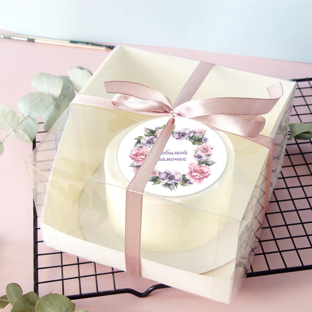 Бенто-торт Любимой мамочке с цветами