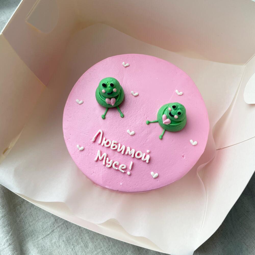 Бенто торт любимой с лягушками