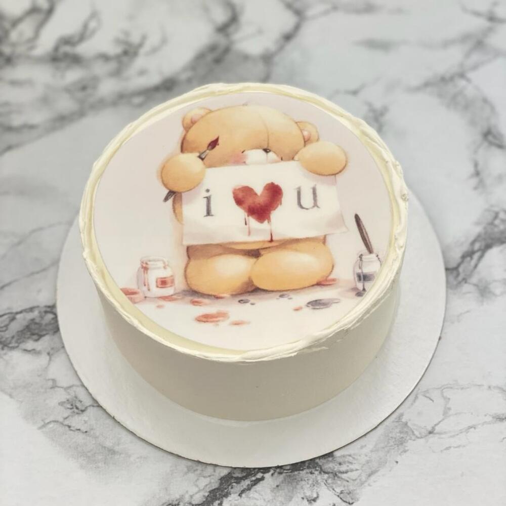 Бенто торт любимой/любимому мужу / жене девушке/ молодому человеку на 14 февраля