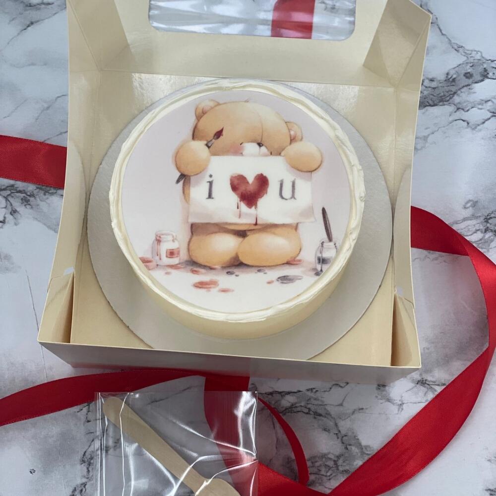 Бенто торт любимой/любимому мужу / жене девушке/ молодому человеку на 14 февраля