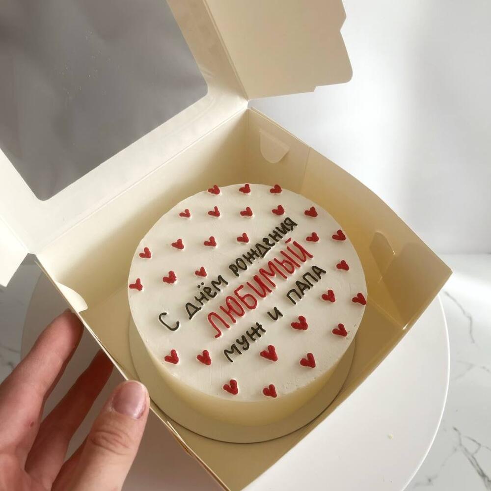 Бенто торт «Любимый муж и папа»