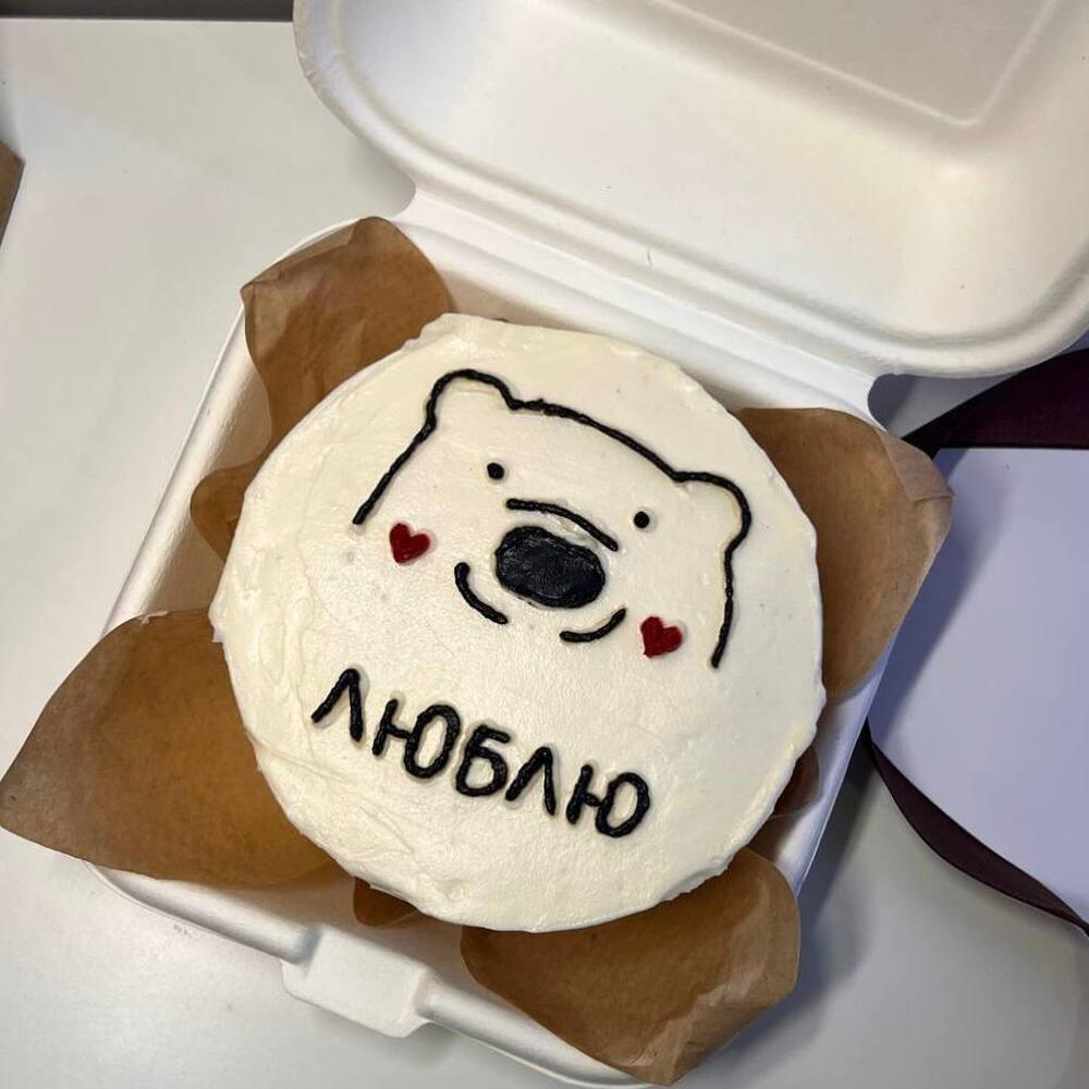 Бенто торт Люблю