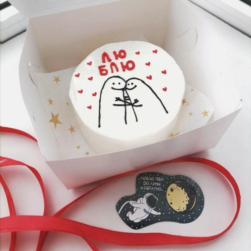 Бенто торт Люблю (600г)