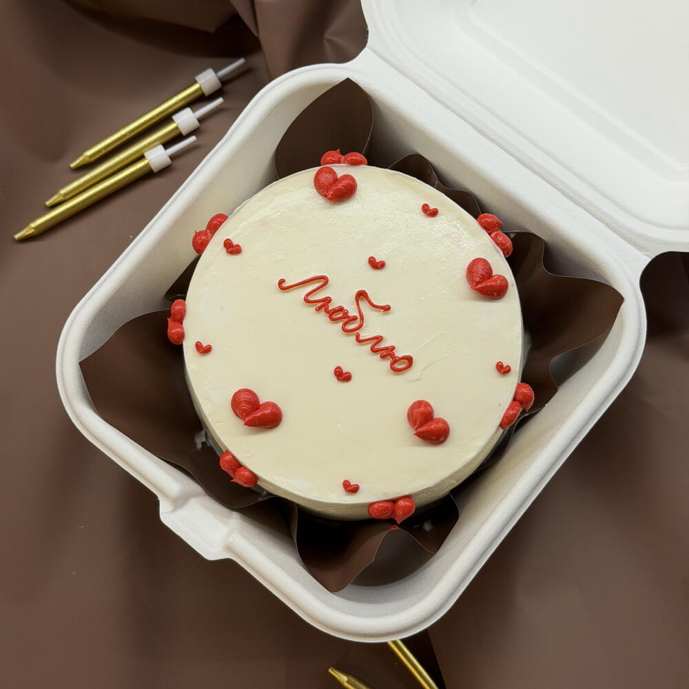 Бенто торт люблю на 14 февраля