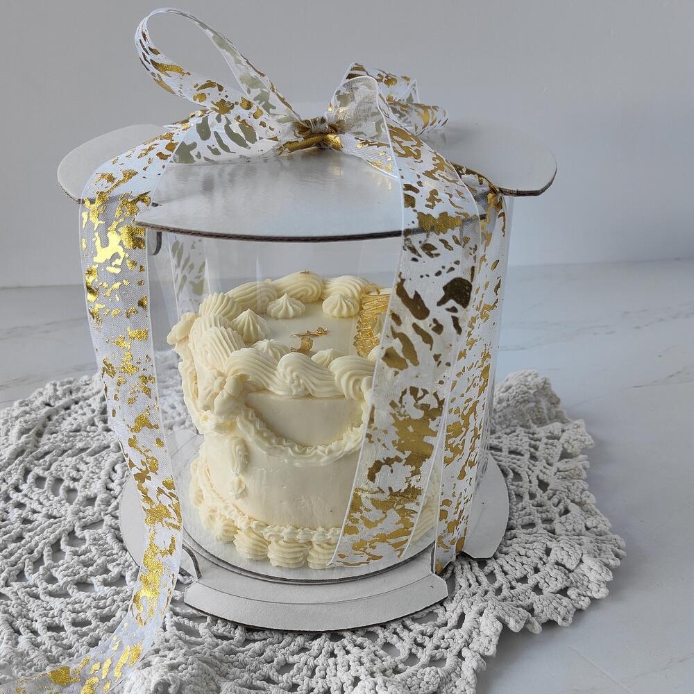 Бенто-торт Люблю "рюши и красные бантики" девушке/жене/маме