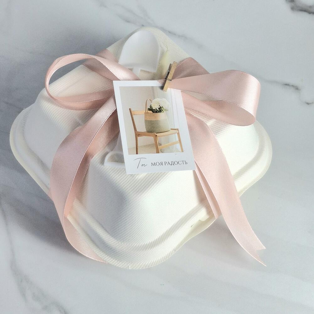 Бенто торт "Люблю" со стичем в подарок девушке, жене, подруге, парню, мужу