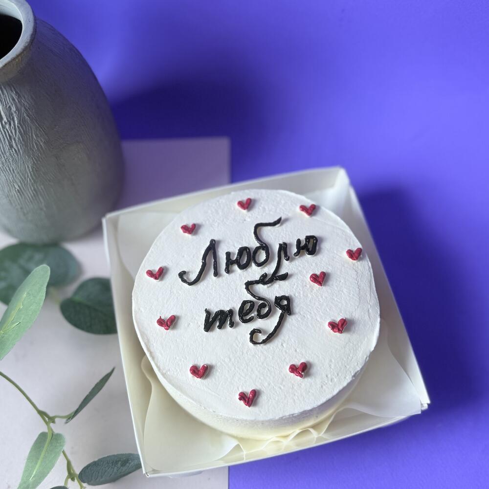 Бенто торт « Люблю тебя» в подарок для любимой