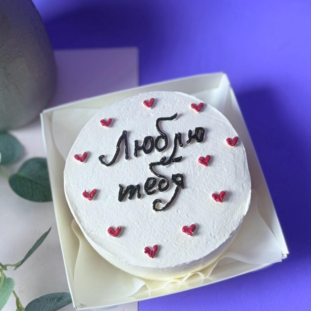 Бенто торт « Люблю тебя» в подарок для любимой