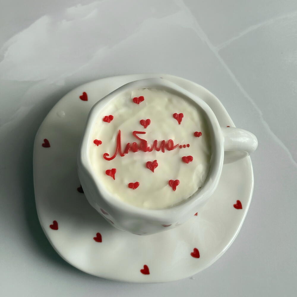 Бенто торт «люблю» в подарок маме, матери, девушке, любимой