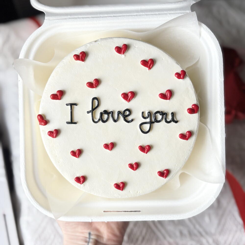 Бенто торт любовь , для парня, мужу , девушке , жене , на 14 февраля, день влюбленных , День Святого Валентина, I love you
